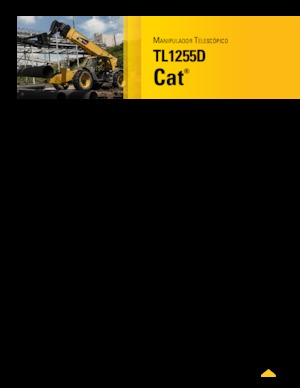 Teleskopen starr Caterpillar TL1255D