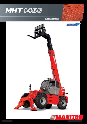 Teleskopen starr Manitou MHT 1490