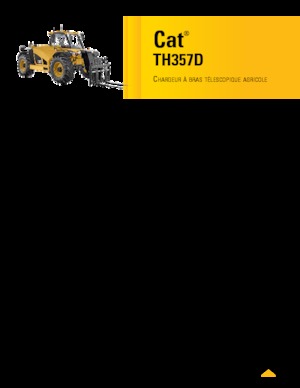 Teleskopen starr Caterpillar TH357D