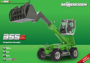 Teleskopen mit Oberwagen Sennebogen 355 E 