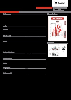 Teleskopen mit Oberwagen Bobcat TR38160EVO IIIB