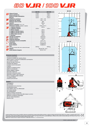 Senkrechtmast-Arbeitsbühnen Manitou 100 VJR Evolution