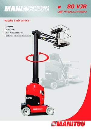 Senkrechtmast-Arbeitsbühnen Manitou 80 VJR Evolution