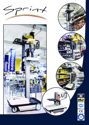 Senkrechtmast-Arbeitsbühnen Bravi Sprint