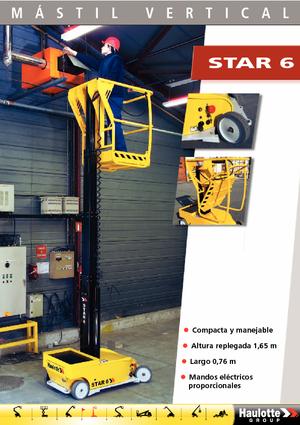 Senkrechtmast-Arbeitsbühnen Haulotte Star 6