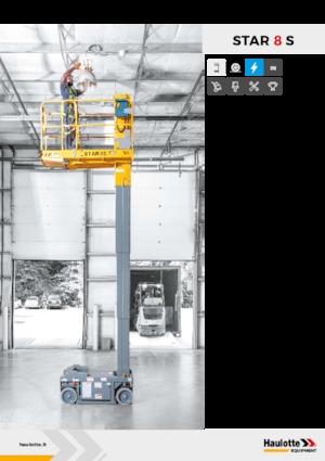 Senkrechtmast-Arbeitsbühnen Haulotte Star 8 S