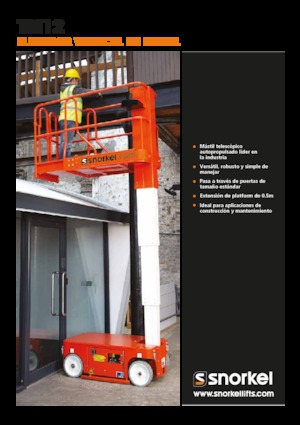 Senkrechtmast-Arbeitsbühnen Snorkel TM12