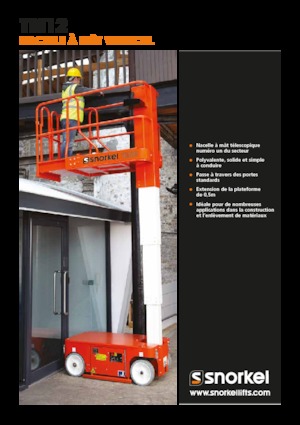 Senkrechtmast-Arbeitsbühnen Snorkel TM12