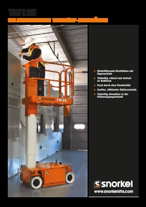 Senkrechtmast-Arbeitsbühnen Snorkel TM12E