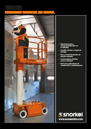 Senkrechtmast-Arbeitsbühnen Snorkel TM12E