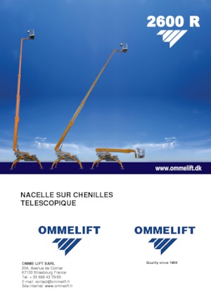Teleskoparbeitsbühnen auf Raupen OMMELIFT 2600 R