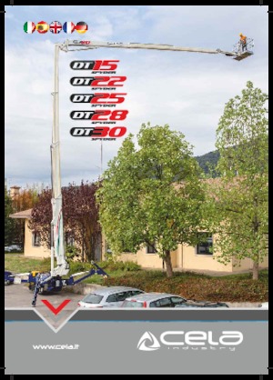 Gelenkarbeitsbühnen auf Raupen CELA DT25 Spyder