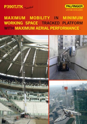Teleskoparbeitsbühnen auf Raupen Palfinger P 390 TJTK