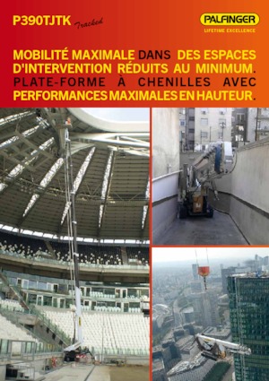 Teleskoparbeitsbühnen auf Raupen Palfinger P 390 TJTK