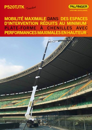 Teleskoparbeitsbühnen auf Raupen Palfinger P 520 TJTK