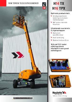 Teleskoparbeitsbühnen auf Rädern Haulotte H16 TPX