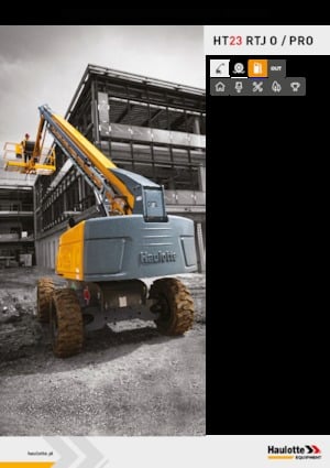 Teleskoparbeitsbühnen auf Rädern Haulotte HT23 RTJ PRO