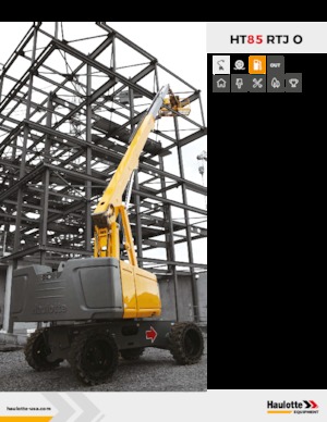 Teleskoparbeitsbühnen auf Rädern Haulotte HT85 RTJ O
