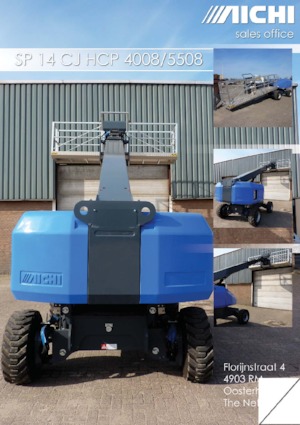 Teleskoparbeitsbühnen auf Rädern Aichi SP14CJHCP 4008