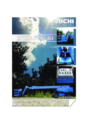 Teleskoparbeitsbühnen auf Rädern Aichi SP21A