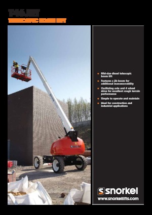 Teleskoparbeitsbühnen auf Rädern Snorkel T46JRT