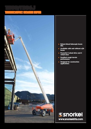 Teleskoparbeitsbühnen auf Rädern Snorkel TB86J