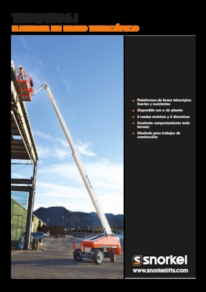 Teleskoparbeitsbühnen auf Rädern Snorkel TB86J