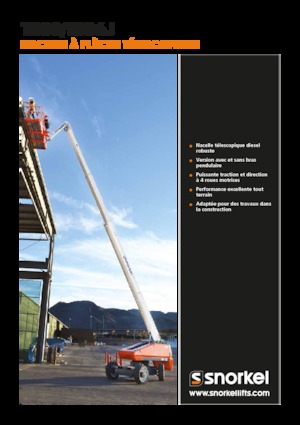 Teleskoparbeitsbühnen auf Rädern Snorkel TB86J