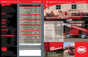 Teleskoparbeitsbühnen auf Rädern MEC TITAN BOOM 40-S