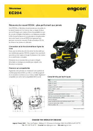 Schwenkrotator engcon EC204