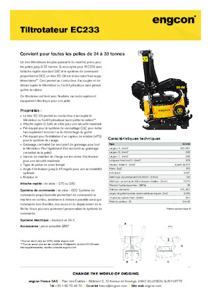 Schwenkrotator engcon EC233