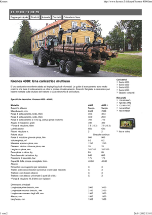 Holzladekrane Kronos 4000