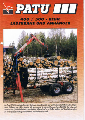 Holzladekrane Patu 405 A