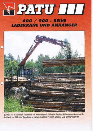 Holzladekrane Patu 805 A