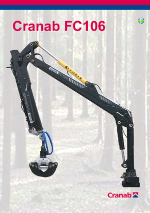 Holzladekrane Cranab FC 106 Combi