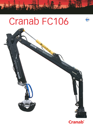 Holzladekrane Cranab FC 106 Combi