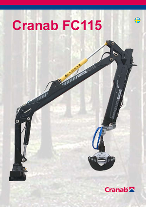 Holzladekrane Cranab FC 115 Combi