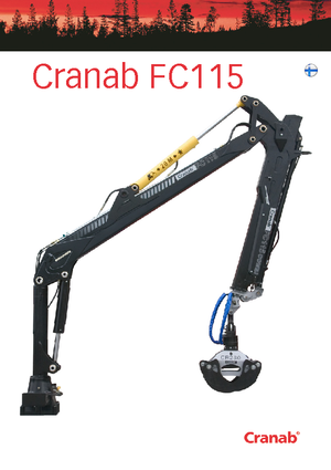 Holzladekrane Cranab FC 115 Combi