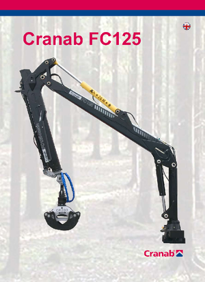 Holzladekrane Cranab FC 125 Combi