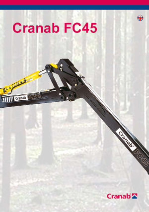 Holzladekrane Cranab FC 45 DT