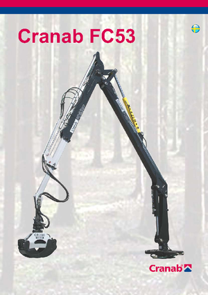Holzladekrane Cranab FC 53 DT