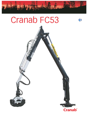 Holzladekrane Cranab FC 53 DT