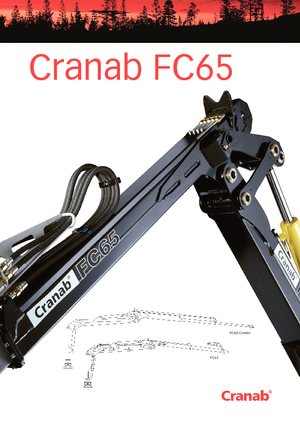 Holzladekrane Cranab FC 65 Tele