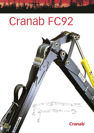 Holzladekrane Cranab FC 92 Combi