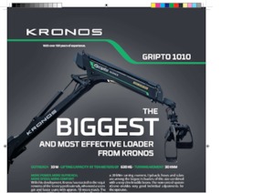Holzladekrane Kronos Gripto 1010
