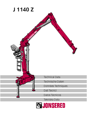 Holzladekrane Jonsered J 1140 Z