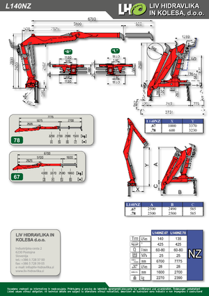 Holzladekrane LIV L 140 NZ 78