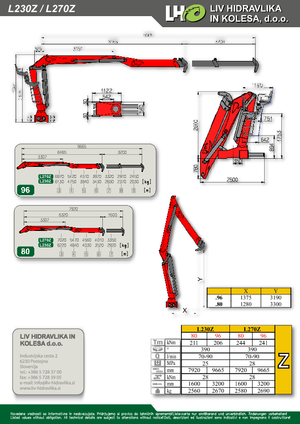 Holzladekrane LIV L 270 Z 96