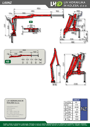 Holzladekrane LIV L 60 NZ 65