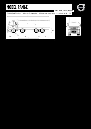 Fahrgestell Volvo Trucks FMX11.350 8x4 Platform